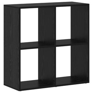 vidaXL Шкаф за книги 4 нива 69,5 x 29 x 69,5 см Инженерна дървесина