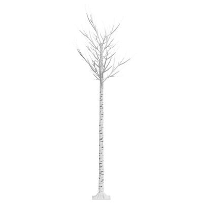 vidaXL Коледно дърво 200 LED 2,2 м цветно върба закрито/открито