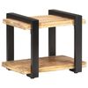 vidaXL Нощно шкафче, 50x40x40 см, грубо мангово дърво