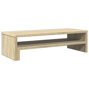 vidaXL Поставка за монитор, дъб сонома, 54x22x15 см, инженерно дърво