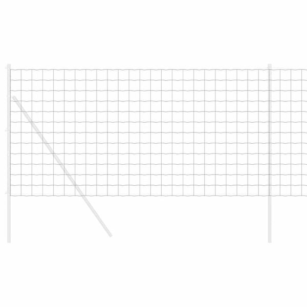 vidaXL Шестоъгълна ограда Сребрист 1,4 x 50 m Поцинкована стомана