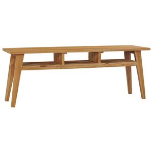 vidaXL ТВ шкаф, 120x35x45 см, тиково дърво масив