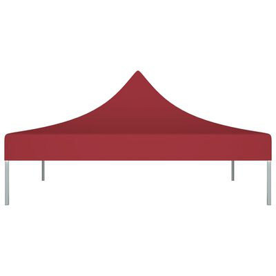 vidaXL Покривало за парти шатра, 2x2 м, бордо, 270 г/м²