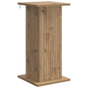 vidaXL Стойка за растения Дъб артизан 30,5 x 30 x 60,5 см