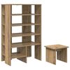 vidaXL Шкаф за обувки 2 бр. 62 x 35 x 100 см Инженерна дървесина