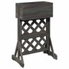 vidaXL Вертикална градинска решетката Сиво 48 x 30 x 70,5 см