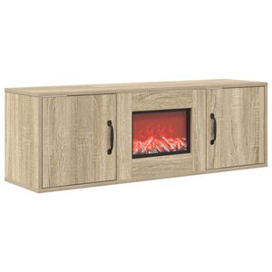 vidaXL Електрическа камина Сонома 110 x 30 x 36,5 cm