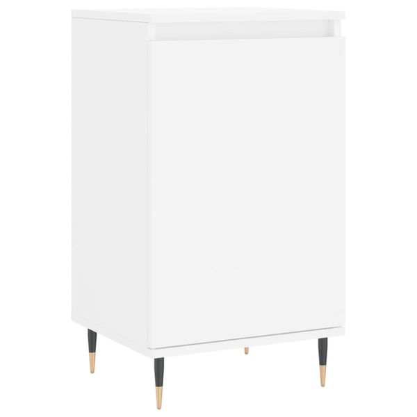 vidaXL Бюфет бял 40x35x70 см инженерно дърво