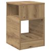 vidaXL Крайна масичка Дъб 30,5 x 30 x 45 см Инженерна дървесина