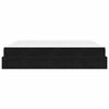 vidaXL Рамка за легло с матрак с матрак 2 pcs Черно Кадифе