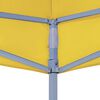 315374 vidaXL Party Tent Roof 4,5x3 m Yellow 270 g/m&sup2;