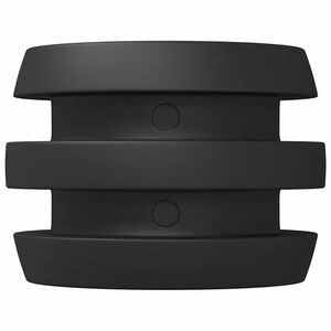 vidaXL Футболна маса Бъмери 3 x 3 x 2 см прът 16 pcs Черно