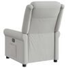 vidaXL Recliner Chair Cloud Grey Fabric