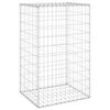 vidaXL Габионна стена с капаци, поцинкована стомана, 60x50x100 см