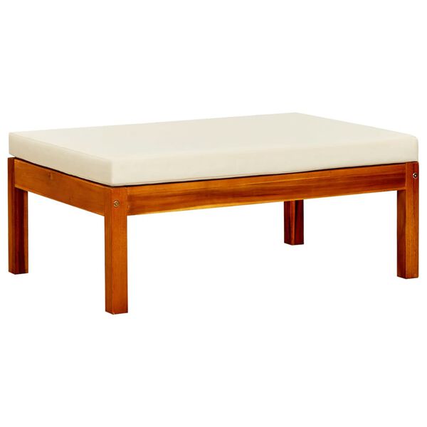 vidaXL Градински табуретки, 2 бр, акациево дърво масив