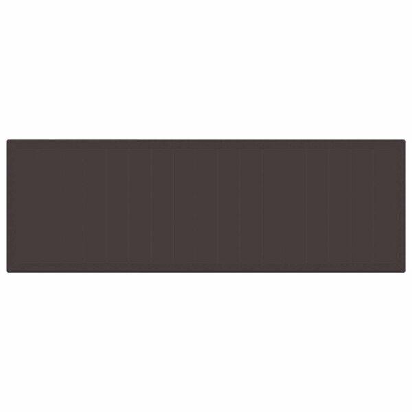 vidaXL Комплект за хранене в градината 11 pcs Кафяво и таупе Полиратан