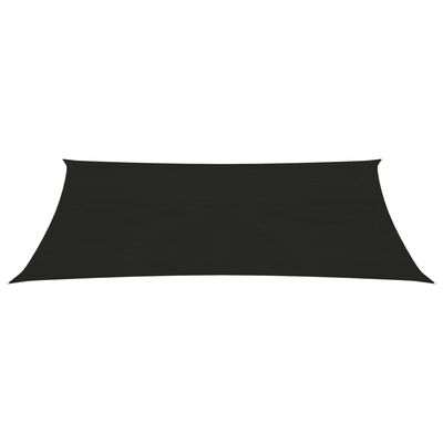 vidaXL Платно-сенник, 160 г/м², черно, 2,5x4,5 м, HDPE