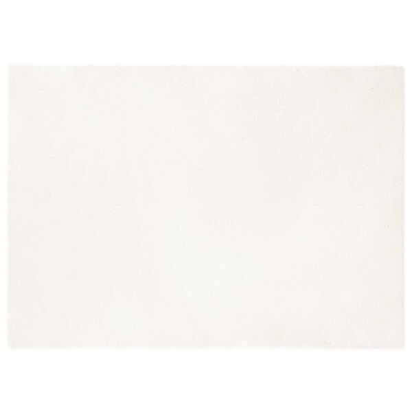 vidaXL Килим с изкуствена заешка козина Olite Крем 200 x 280 см