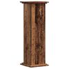 vidaXL Поставка за растения старо дърво 33x33x100 см инженерно дърво