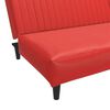 vidaXL 2-местна кушетка, виненочервена, изкуствена кожа