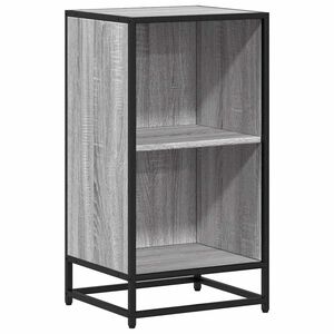 vidaXL Шкаф за книги Grey Sonoma 40x35x76 cm Инженерна дървесина