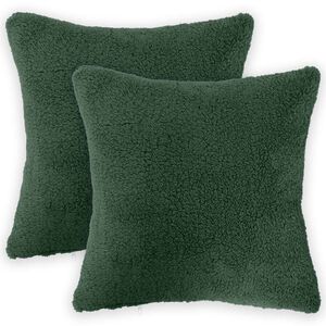 vidaXL Калъфка за възглавница 2 pcs HEERLEN Тъмнозелено 30 x 30 cm