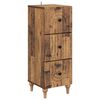 vidaXL Чекмеджетен шкаф 33 x 34,5 x 90 см Инженерна дървесина