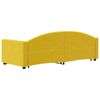 vidaXL Канапе с изтеглящо легло и чекмеджета жълто 80x200 см кадифе