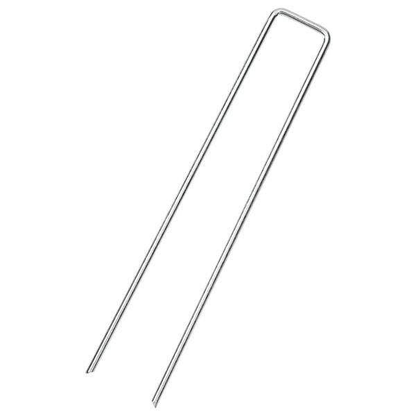 vidaXL Колчета за земя U-образни 25 бр 20x3,5 см поцинкована стомана