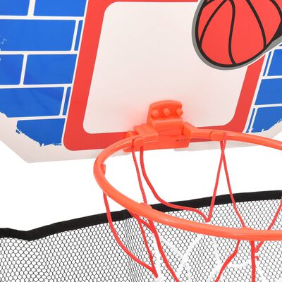 vidaXL Детски баскетболен комплект многофункционален за под или стена