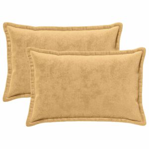 vidaXL Калъфка за възглавница 2 pcs HOUTEN Таупе 50 x 80 cm Фланела