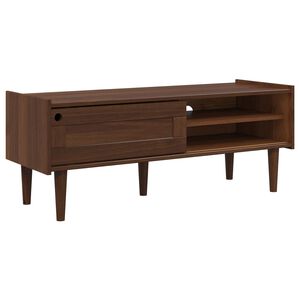 vidaXL ТВ шкаф BILBAO 114 x 40 x 45 cm Тъмен карамел