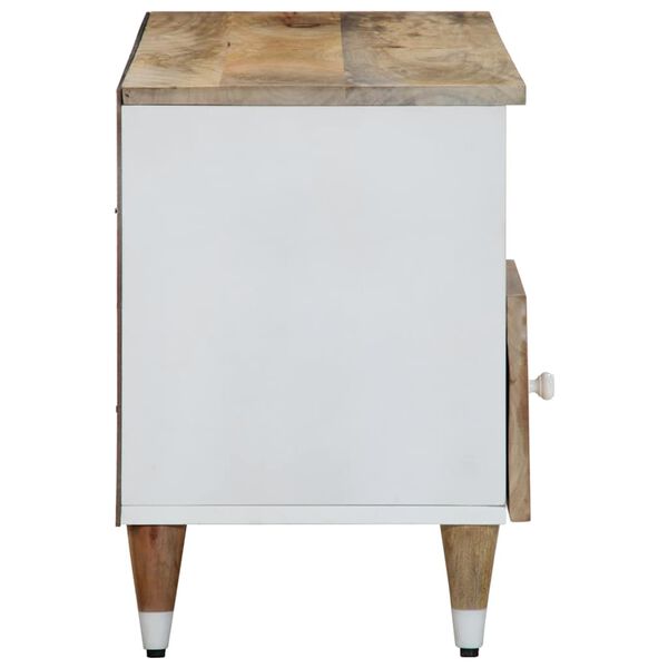 vidaXL TV шкаф 100x33,5x46 cm Масивна дървесина Манго