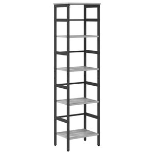 vidaXL Рафт за книги 4 нива 40 х 29,5 х 149 см Инженерна дървесина