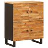 vidaXL Страничен шкаф Кафяво 60 x 33 x 75 cm Солидно мангово дърво