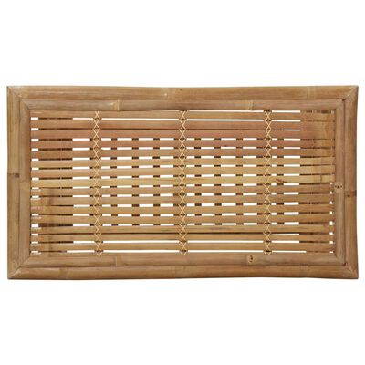 vidaXL Градински лаундж комплект с възглавници, 4 части, бамбук