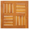 vidaXL Плот за маса, 40x40x2 см, квадратен, акациево дърво масив