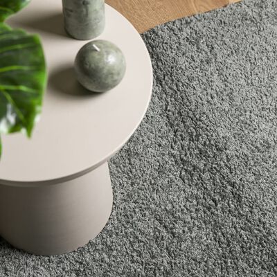 vidaXL Шаги килим с дълъг косъм "PAMPLONA" модерен зелен 100x200 см