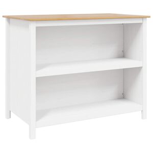 vidaXL Кухненски острови HILL Бял 112 x 66 x 90 см Масивна боровина