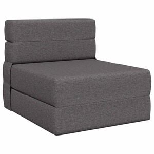 vidaXL Сгъваем диван легло Светлосиво 70 x 72 x 60 cm Текстил