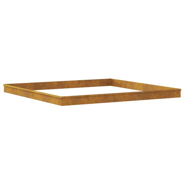 vidaXL Огради за охлюви 20 pcs Ръждясало Патинираща стомана