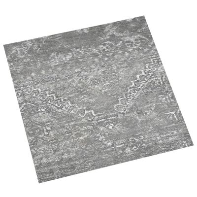 vidaXL Самозалепващи подови дъски 20 бр PVC 1,86 м² бетонно сиви