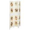 vidaXL Ромdivider панел Бяло 106 x 165 см МДФ