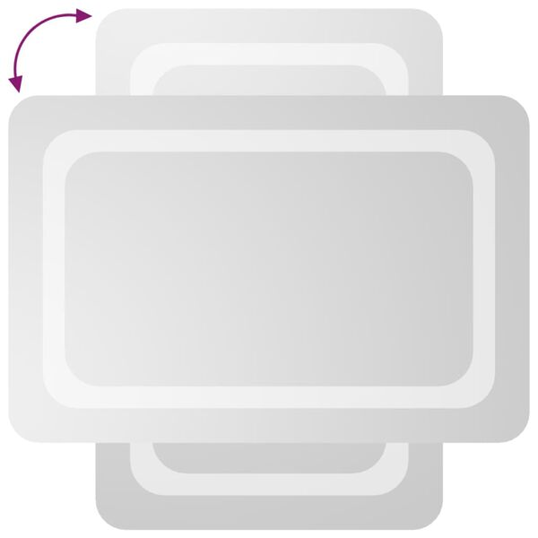 vidaXL LED огледало за баня, 40x60 см