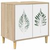 vidaXL Шкаф за баня HANAU Сонома 60 x 40 x 60 см Инженерна дървесина