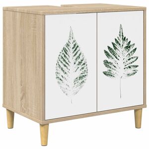 vidaXL Шкаф за баня HANAU Сонома 60 x 40 x 60 см Инженерна дървесина