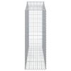 vidaXL Габионни кошници арка 9 бр 200x50x140/160 см поцинковано желязо