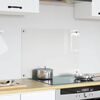vidaXL Кухненски заден панел Прозрачен 70 x 50 cm закалено стъкло
