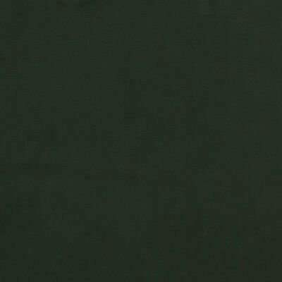 vidaXL Табуретка, тъмнозелена, 60x60x36 см, кадифе