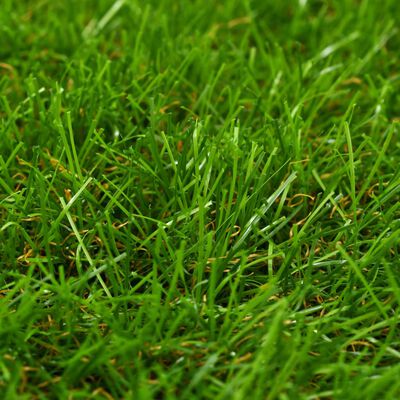 vidaXL Изкуствена трева, 1x15 м/40 мм, зелена